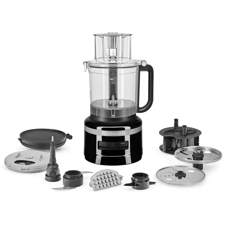 KitchenAid KFP1319 13-Cup Food Processor - Powerful & Durable for Chopping, Slicing, Shredding - Perfect for Meal Prep, Baking & Large Family Cooking