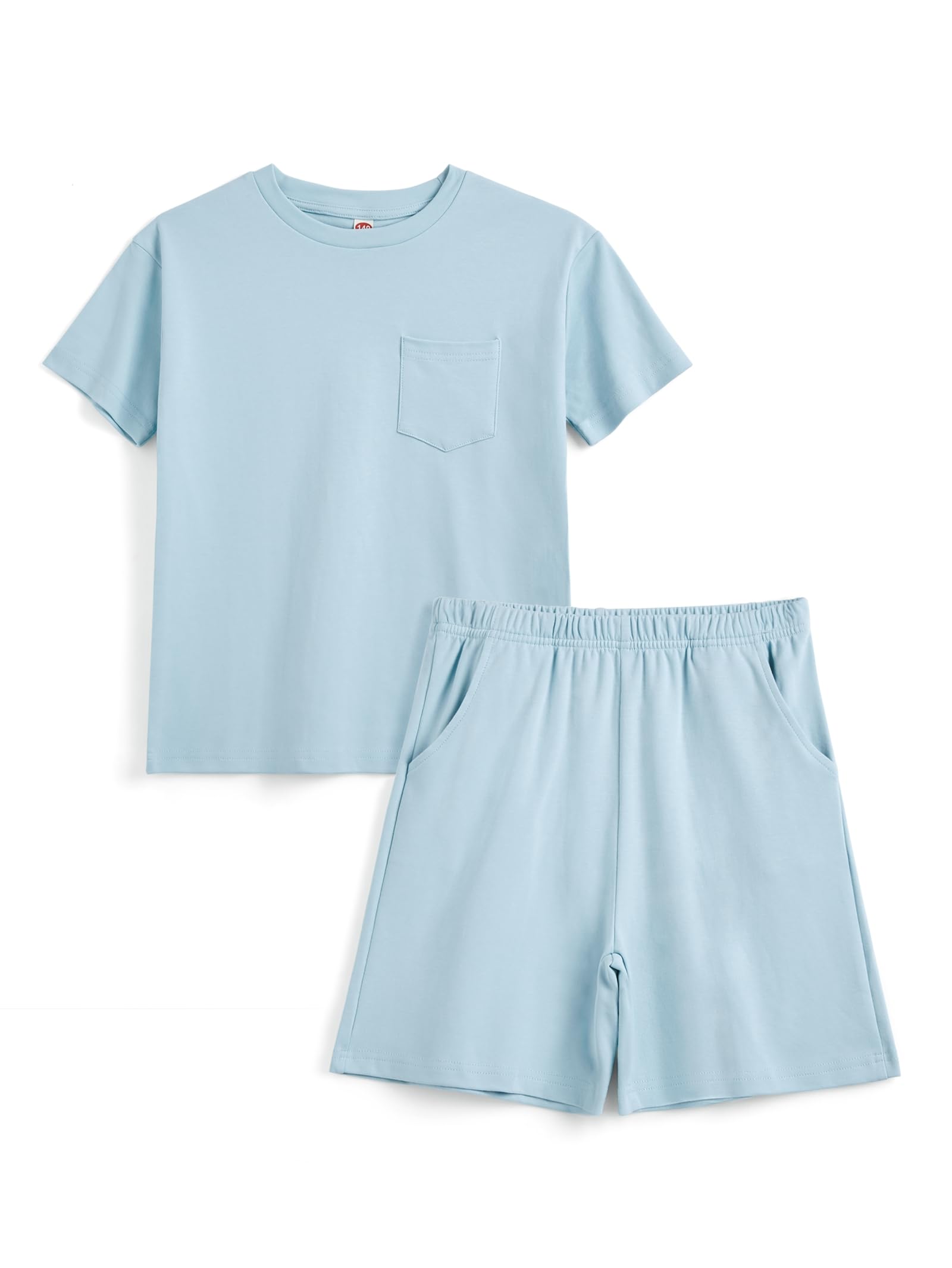 2025 Boys' Summer 2-Piece Outfit Set - Short Sleeve T-Shirt & Shorts Casual Tracksuit | Perfect for Playdates, Beach Trips & Outdoor Activities