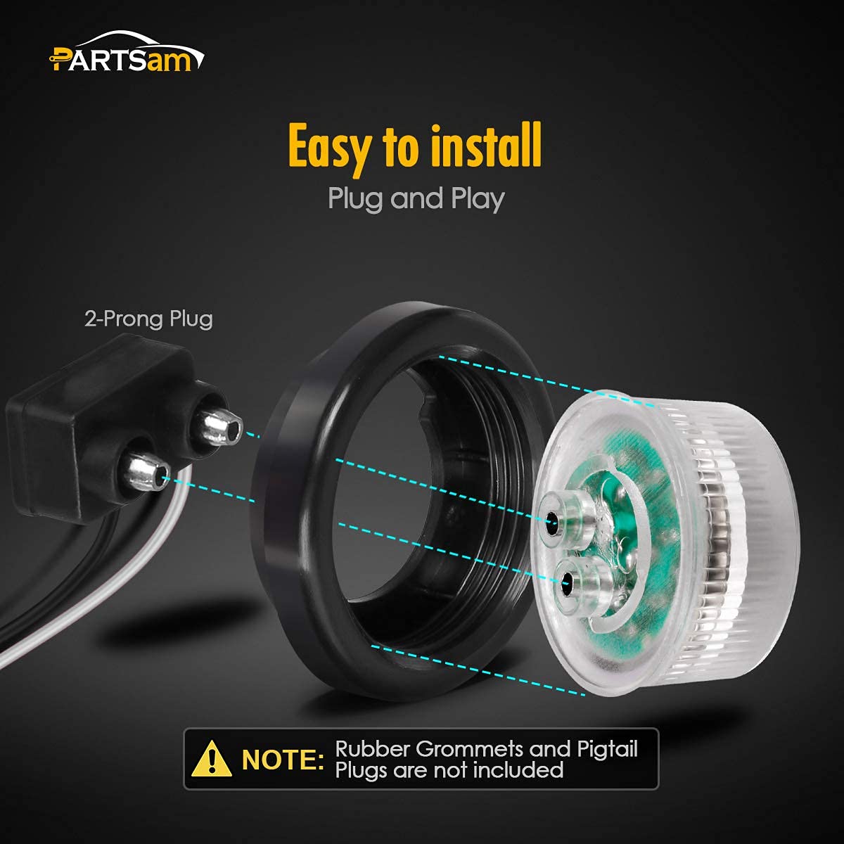 Partsam 20Pcs 2