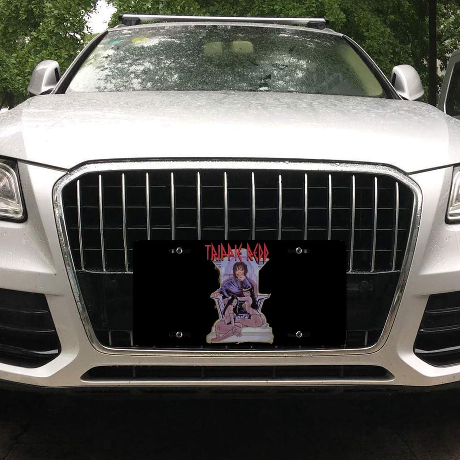 Trippie Redd Decorative Car Front License Plate - Custom Novelty License Plate for Cars, Bars & Cafes - 15x30cm - Perfect for Car Accessories & Unique Wall Decor