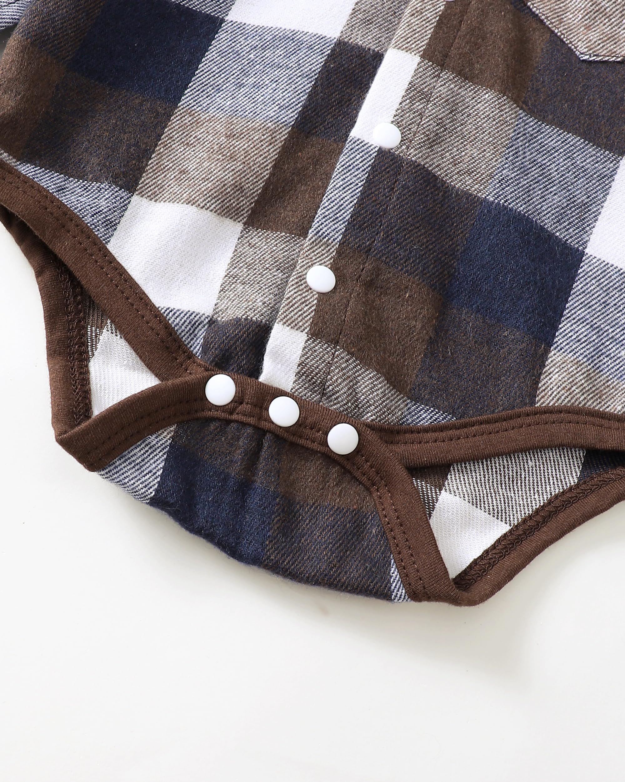 Newborn Baby Boy Clothes Winter Outfits - Soft Flannel Plaid Hoodie Romper for 0-3 Months | Cozy Preemie Infant Wear for Fall & Winter | Perfect for Family Photos, Playdates & Holiday Gifts