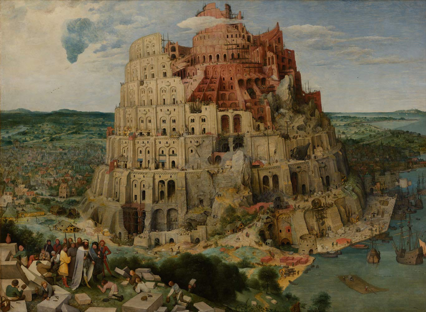 Bruegel's Tower of Babel Painting Reproduction - 20x30