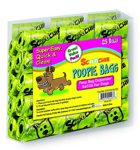 403 Roll Super Value Poop Bags - 25 Pack | Extra Thick Leak-Proof Dog Waste Bags for Daily Walks, Park Visits & Travel | Eco-Friendly Pet Cleanup Solution