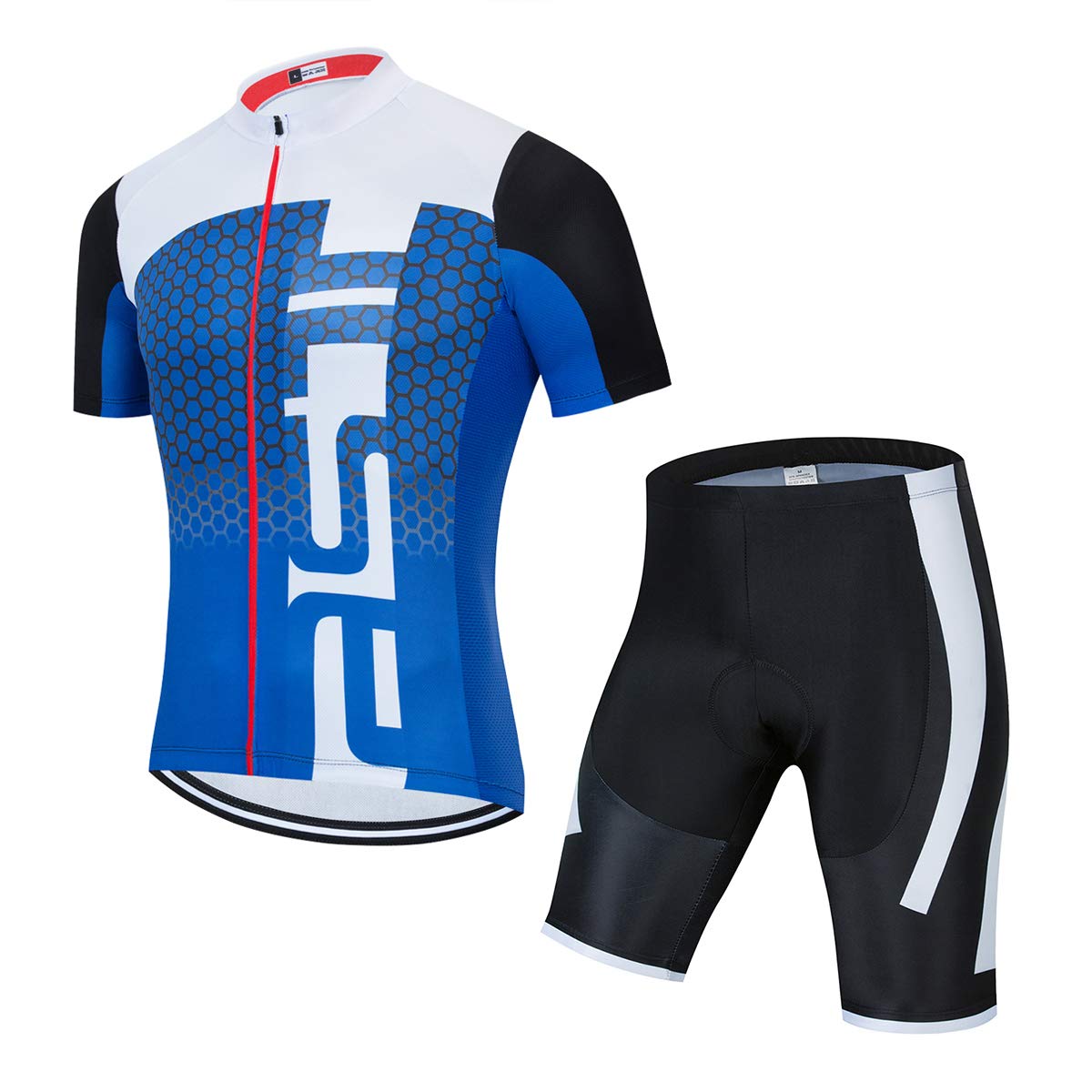 **Men's Cycling Jersey Set - Breathable & Quick-Dry Summer Bike Tops for Road & Mountain Biking - Perfect for Outdoor Sports & Training**