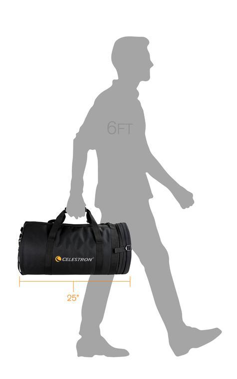 Premium Padded Telescope Carrying Case for 9.25