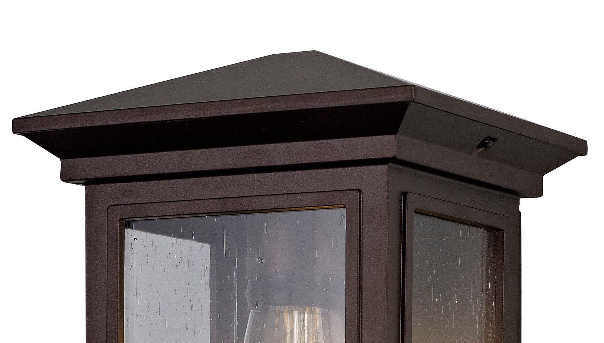 Alicante Outdoor Flush Wall Lamp - E27 Socket, IP54 Waterproof, Anthracite/Bronze/Silver Grey with Seeded Glass - 2 Year Warranty - Perfect for Porch, Patio, and Garden Lighting