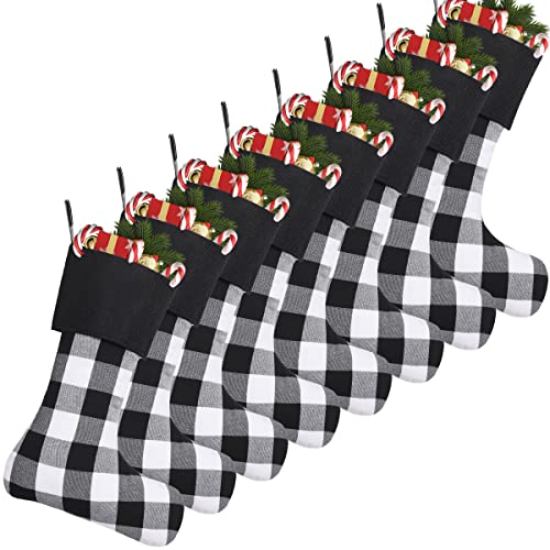Black Cuff/Black and White Plaid
