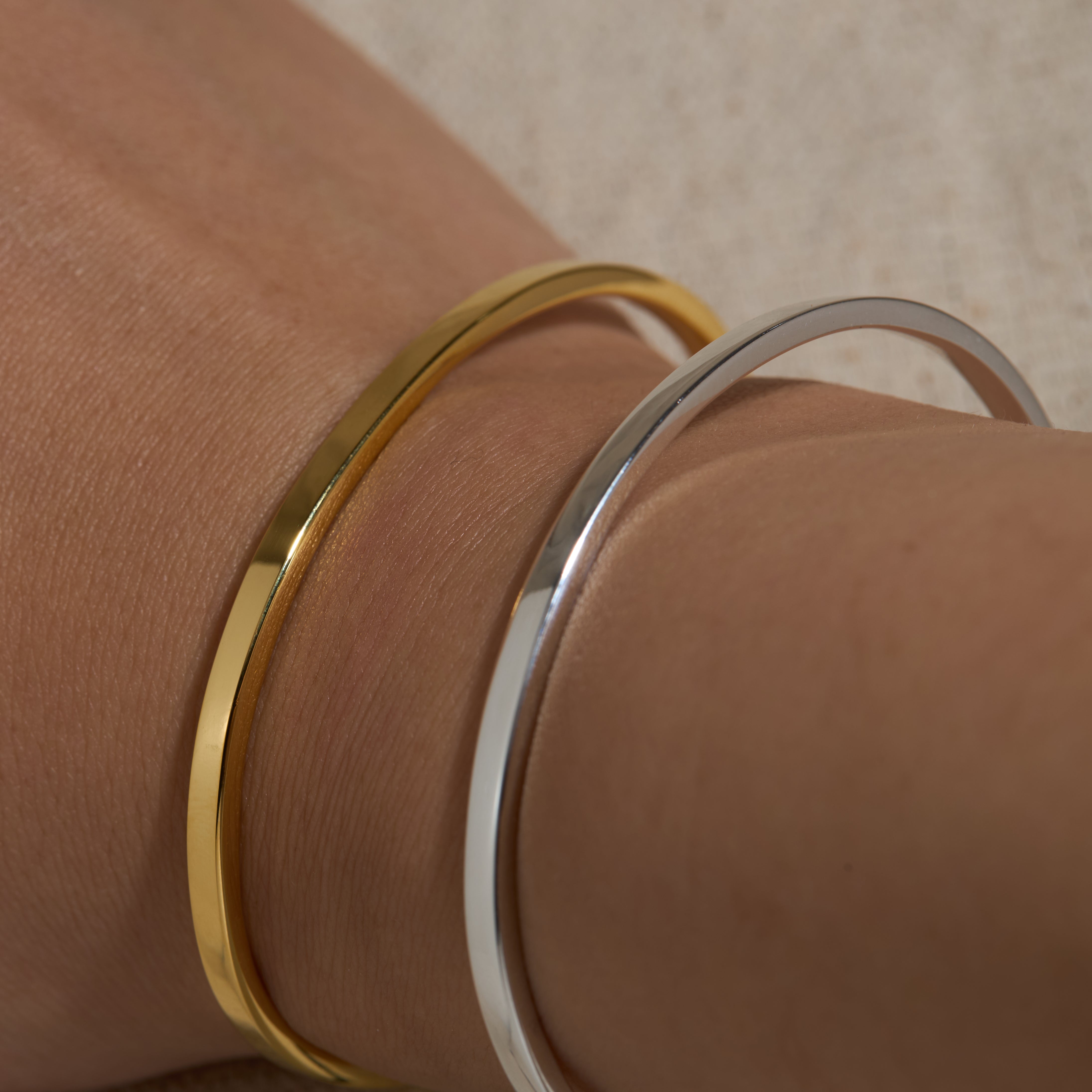 Ultra Slim Gold Cuff Bracelet for Women - Elegant Minimalist Jewelry for Everyday Wear, Parties & Special Occasions