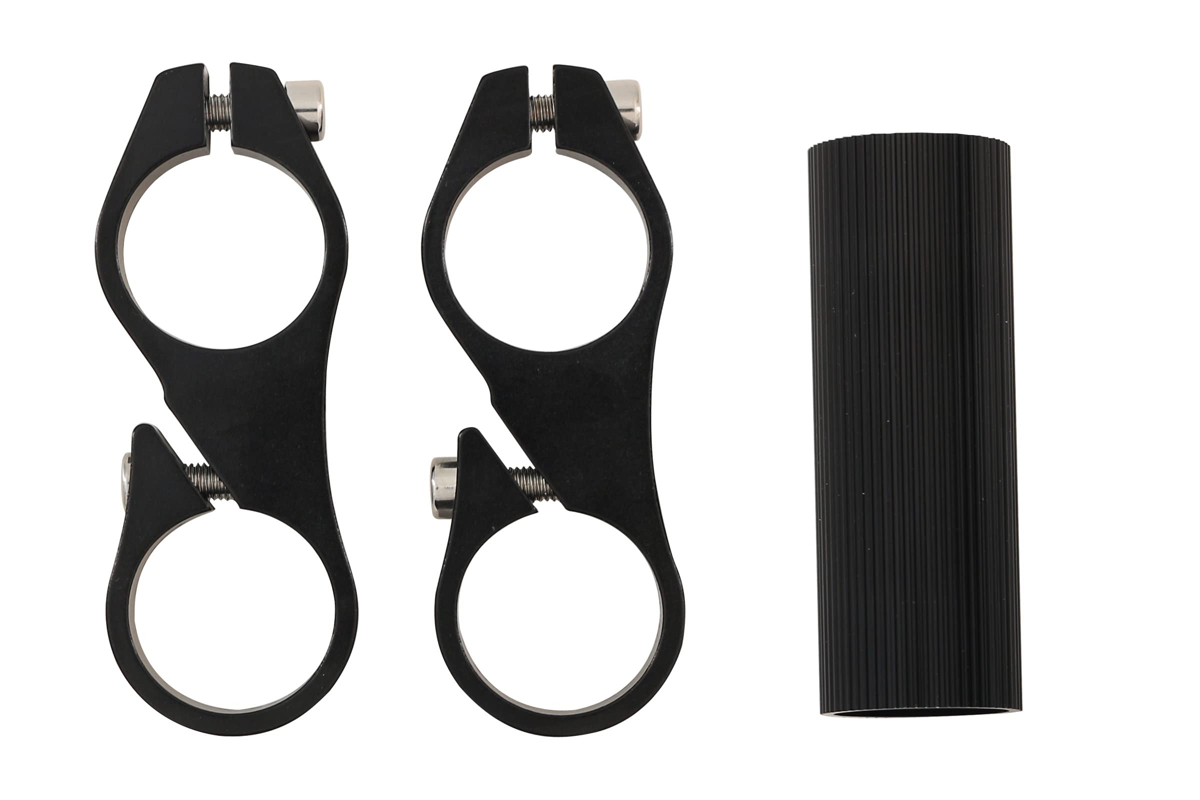 25.4mm Double-Stem Handlebar Riser Adapter - Ultralight Aluminum for Folding Bikes - Perfect for Commuting & Urban Cycling Accessories
