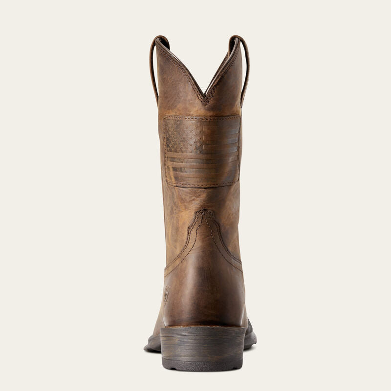 Patriotic Western Boots for Men & Women - Durable Cowboy Boots with Rambler Design - Perfect for Rodeo, Country Dancing & Outdoor Adventures