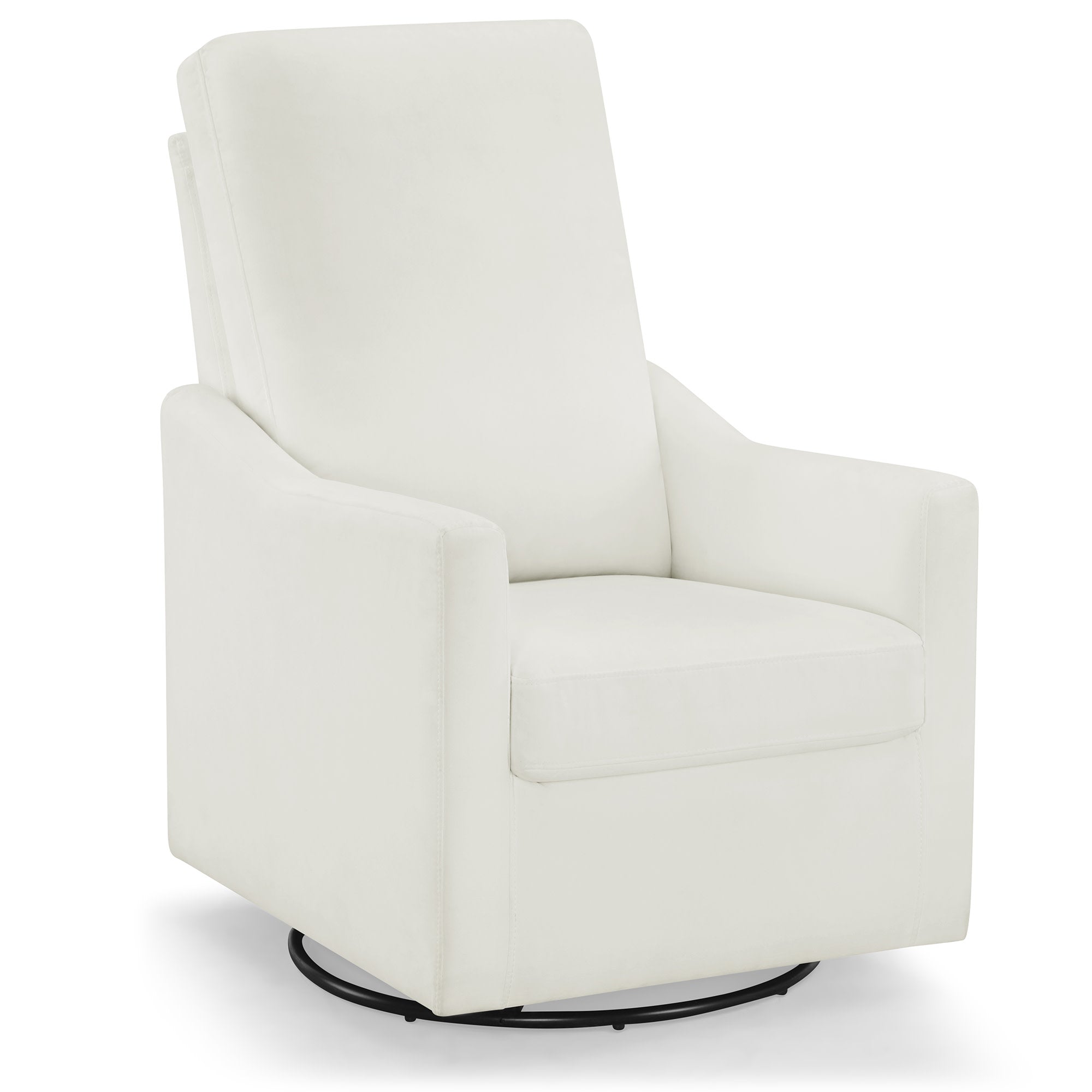 Andie Nursery Glider Swivel Chair - Stain Resistant LiveSmart Fabric - Comfortable Rocking Chair for Breastfeeding & Baby Nursery - Perfect for Nursing, Reading & Relaxing with Your Newborn