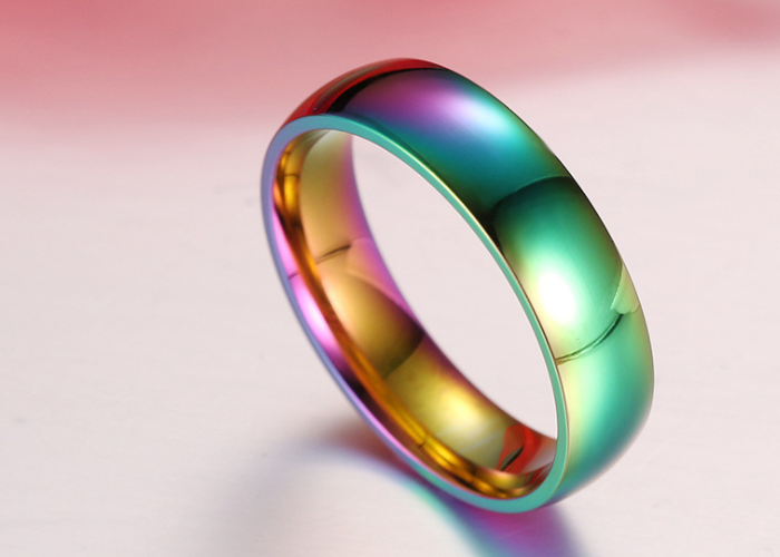 Vibrant Rainbow Rings for Women - Colorful Stackable Fashion Jewelry for Everyday Wear & Party Outfits
