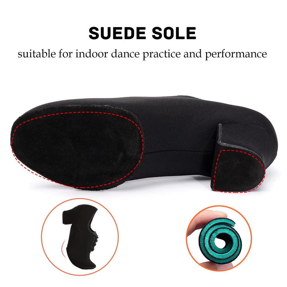Professional Women's Ballroom Dance Shoes - Breathable Canvas Closed-Toe Salsa Shoes with Low Heel for Latin, Swing & Practice | Perfect for Social Dancing, Performances & Dance Classes