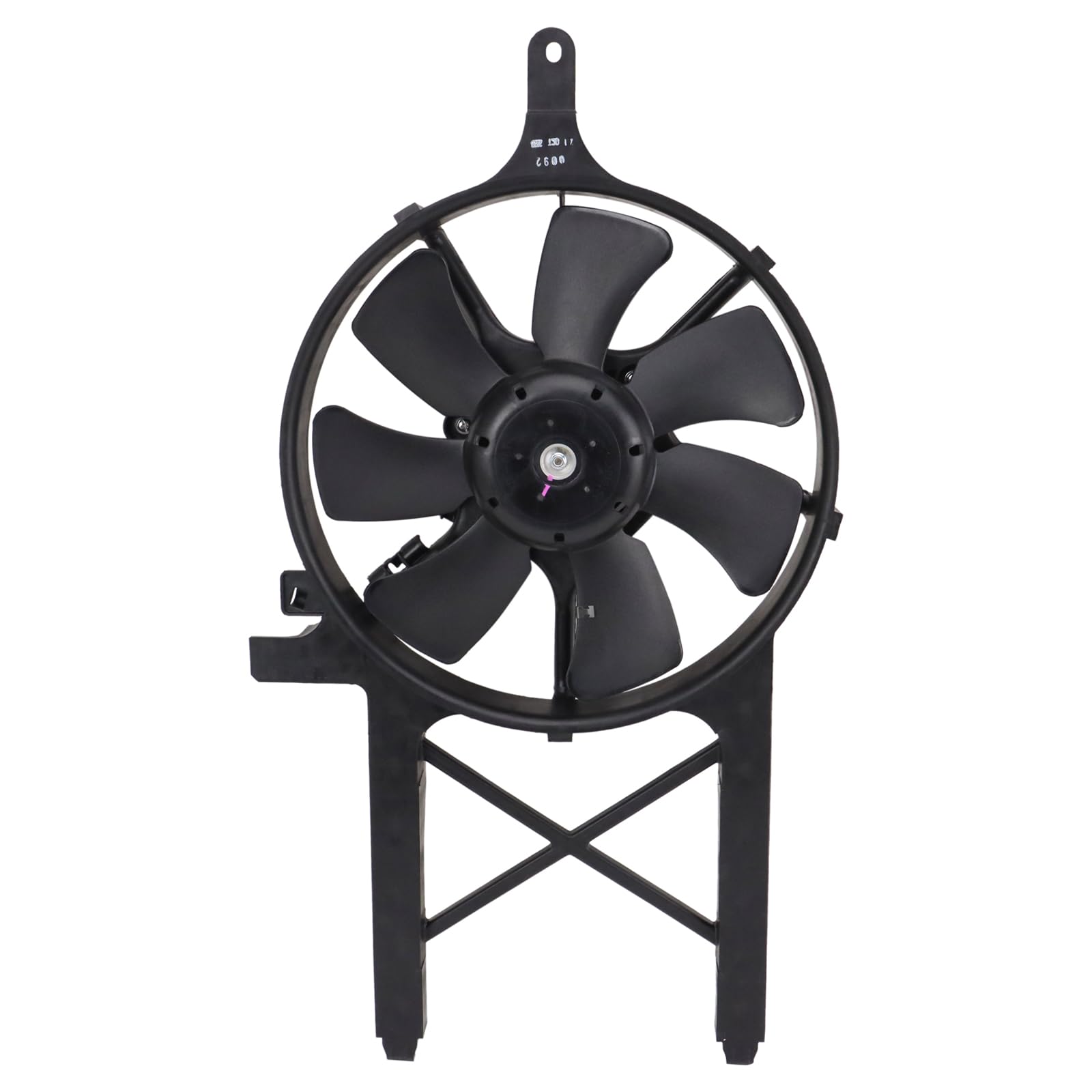 TRQ A/C Condenser Cooling Fan Assembly Compatible with 2007-2016 Nissan Frontier, 2007-2012 Pathfinder, 2007-2015 Xterra, 2009-2012 Suzuki Equator - Replacement Part NI3120102 - Perfect for AC System Repair & Summer Cooling Maintenance