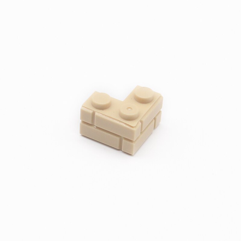 20pcs 1x2x2 Right Angle LEGO-Compatible Bricks - Building Blocks for Walls & Structures - Perfect for MOC Creations, DIY Projects & Kids Educational Toys
