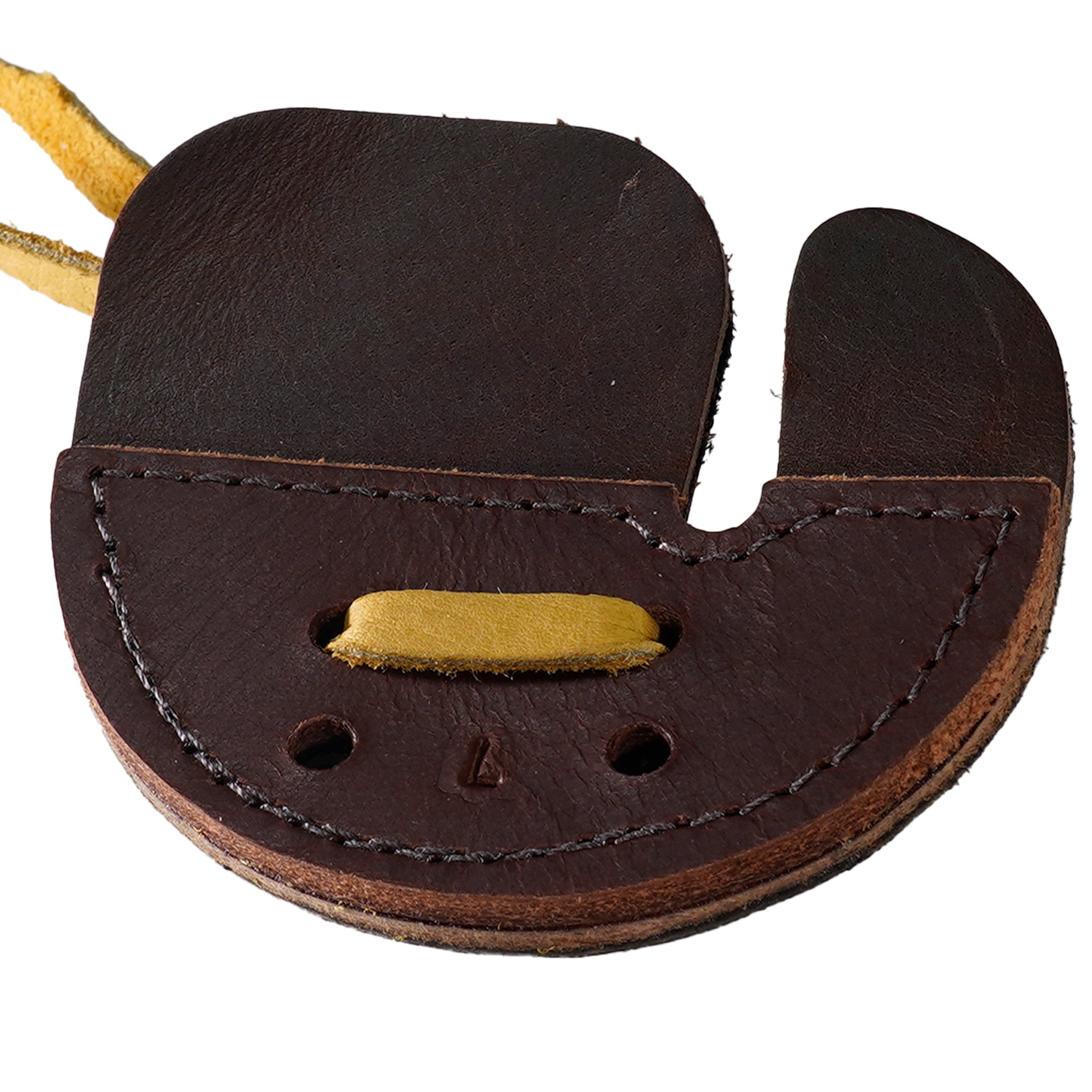 Serious Archery Hornet Split Finger Bison Tab - Premium Leather Archery Finger Protection for Target Practice & Bow Hunting | Perfect for Outdoor Sports & Competition Shooting