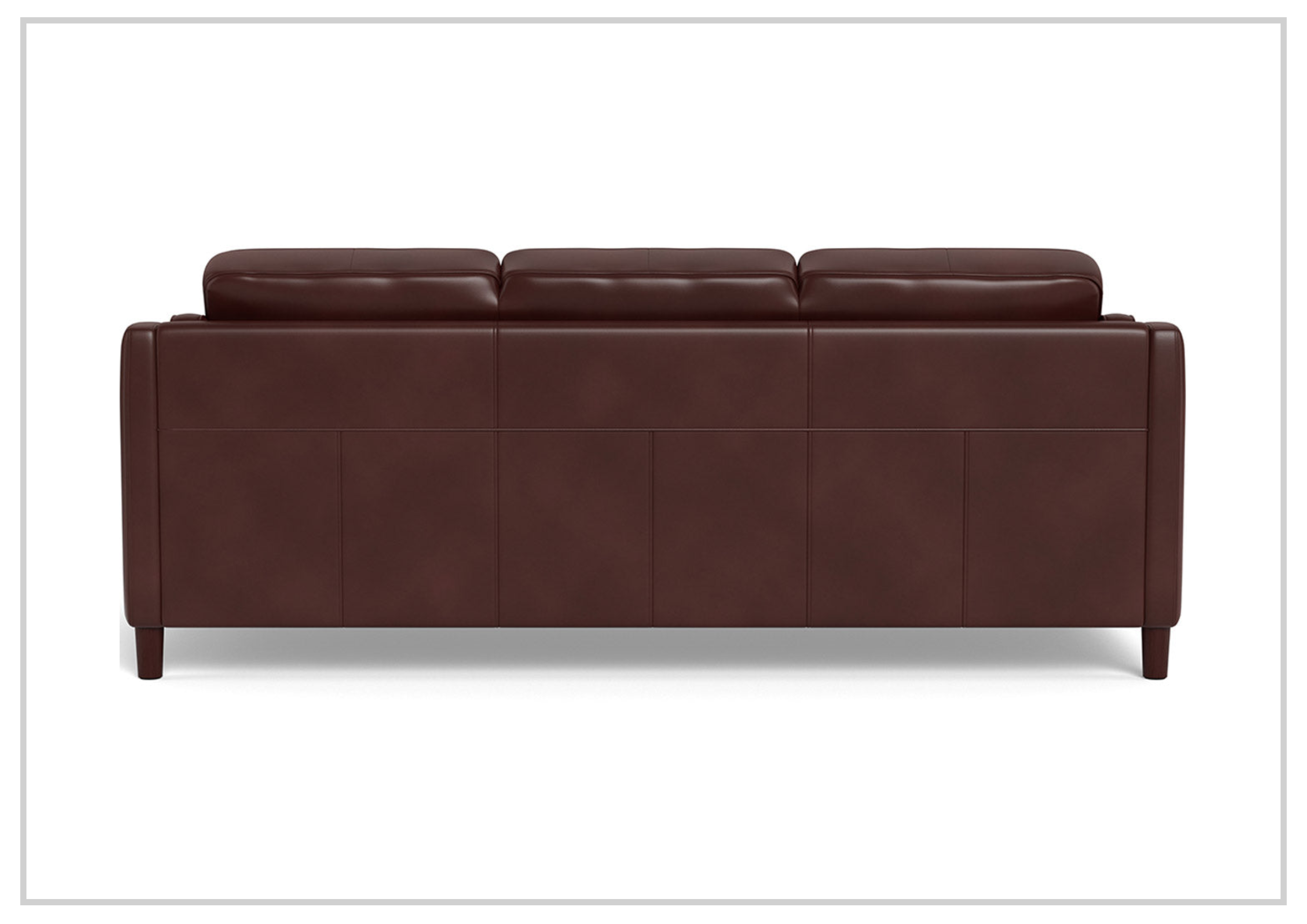 Hydeline Bella 3-Seater Leather Sofa with Track Arms - Modern Living Room Furniture for Home & Office Comfort | Perfect for Lounging, Entertaining & Small Spaces