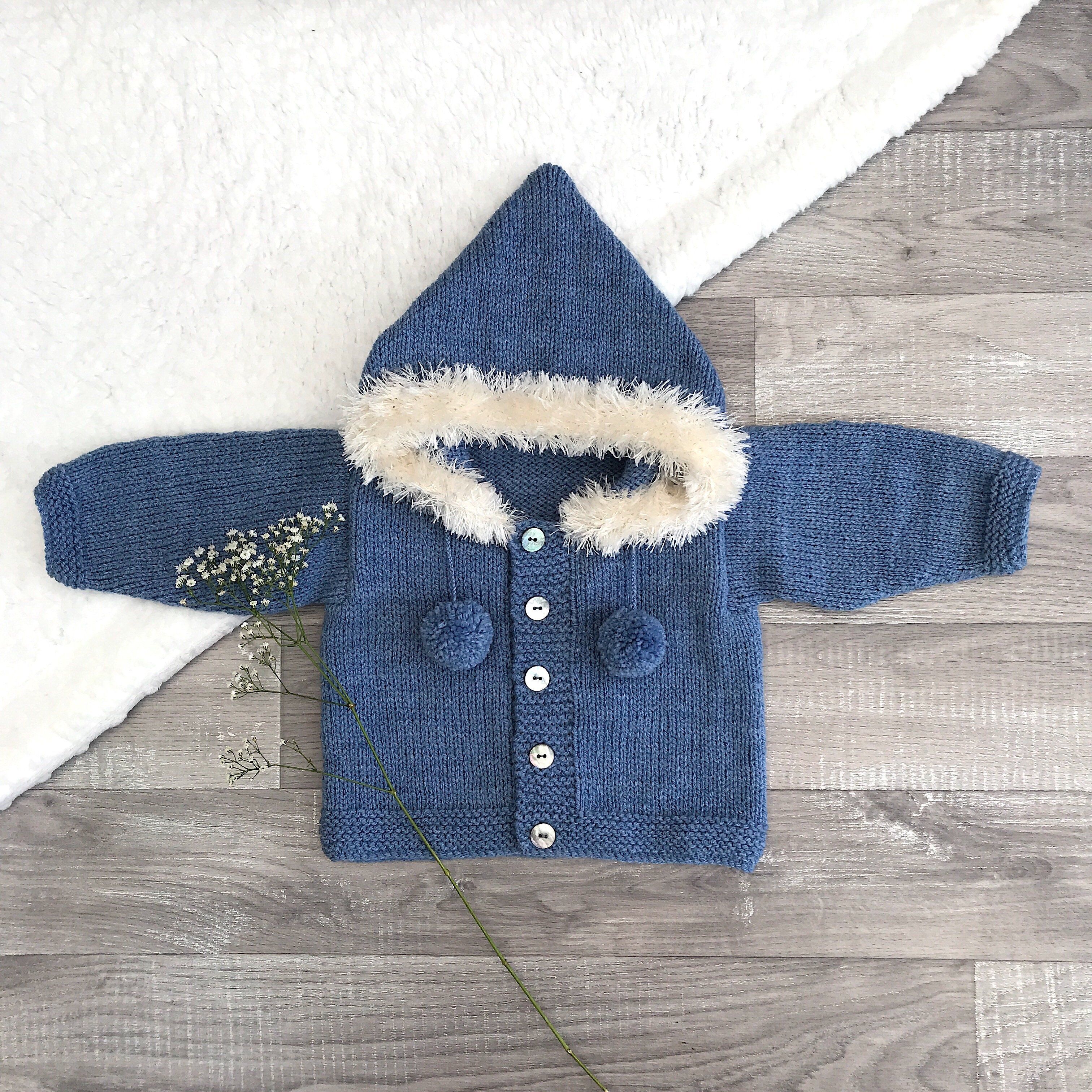 Custom Denim Blue Faux Fur Hoodie for Women - Cozy Winter Fashion Jacket with Warm Fleece Lining | Perfect for Casual Outings, Streetwear, and Cold Weather Layering