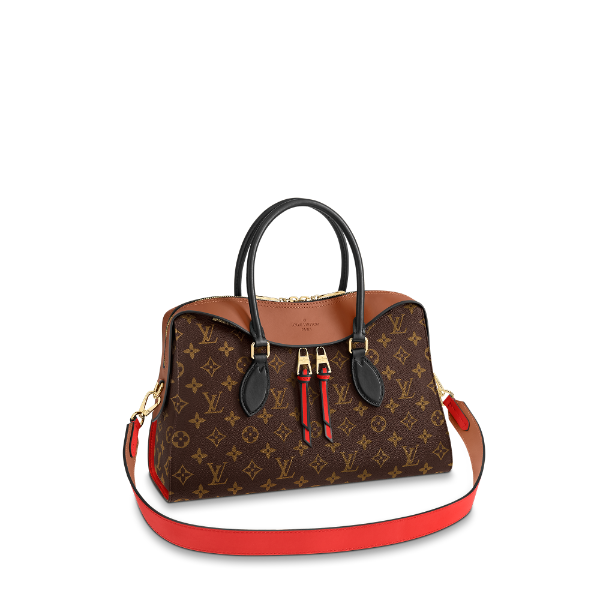 LV Tuileries Monogram Caramel Handbag for Women - Luxury Crossbody Purse for Daily Use, Travel & Shopping