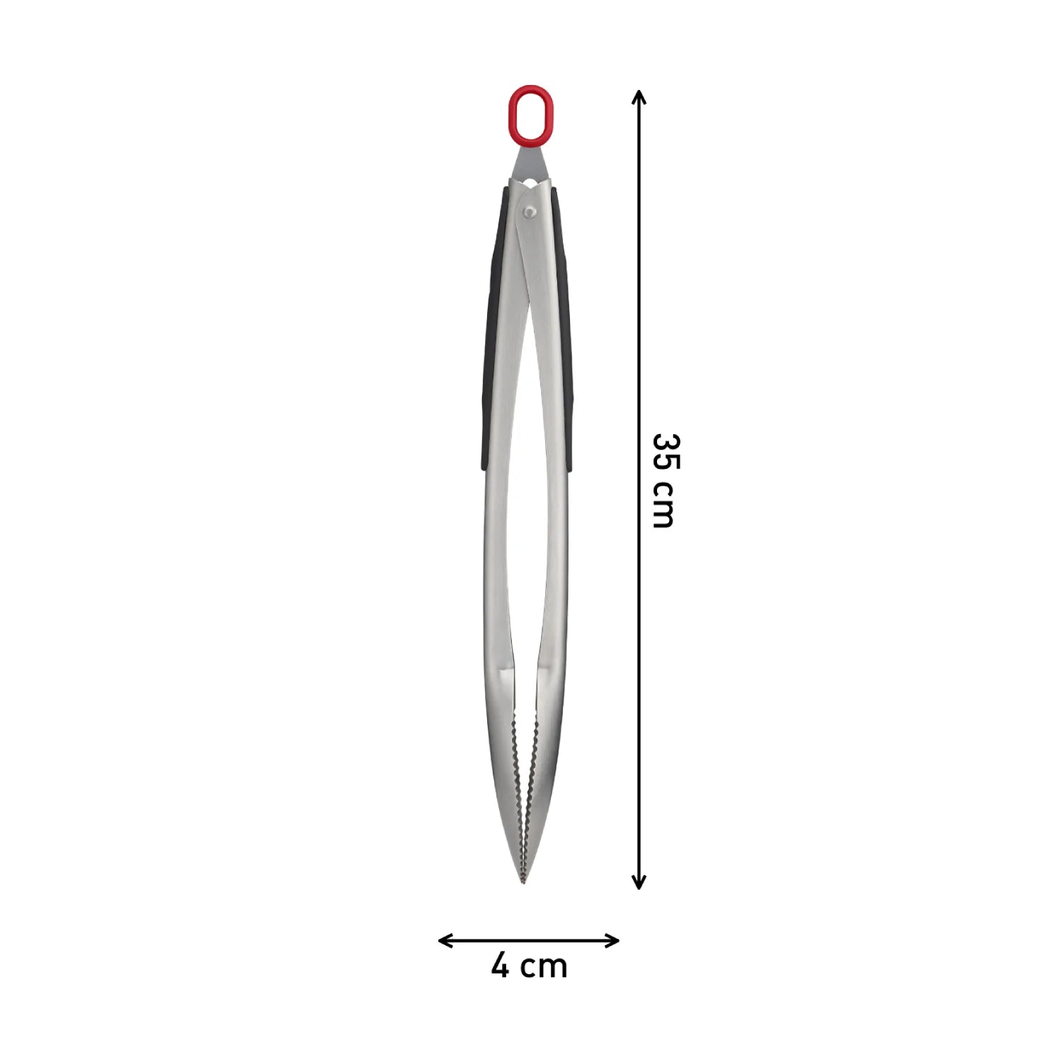 Tefal Ingenio Stainless Steel Kitchen Tongs K1183014 - Premium Cooking Utensil for Grilling, Serving & Salad Tossing