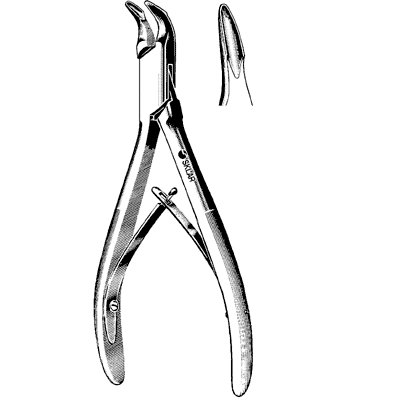 Blumenthal Rongeur 6 42 621 - Premium Surgical Bone Cutting Forceps for Orthopedic & Neurosurgery Procedures - Ideal for Hospitals, Clinics, and Medical Facilities