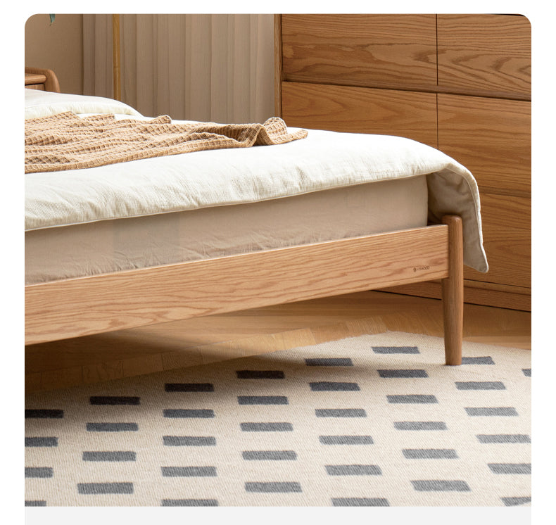 Solid Oak & Beech Wood Windsor Bed - Handcrafted Classic Wooden Bed Frame for Bedroom - Perfect for Master Bedroom, Guest Room & Cozy Farmhouse Style