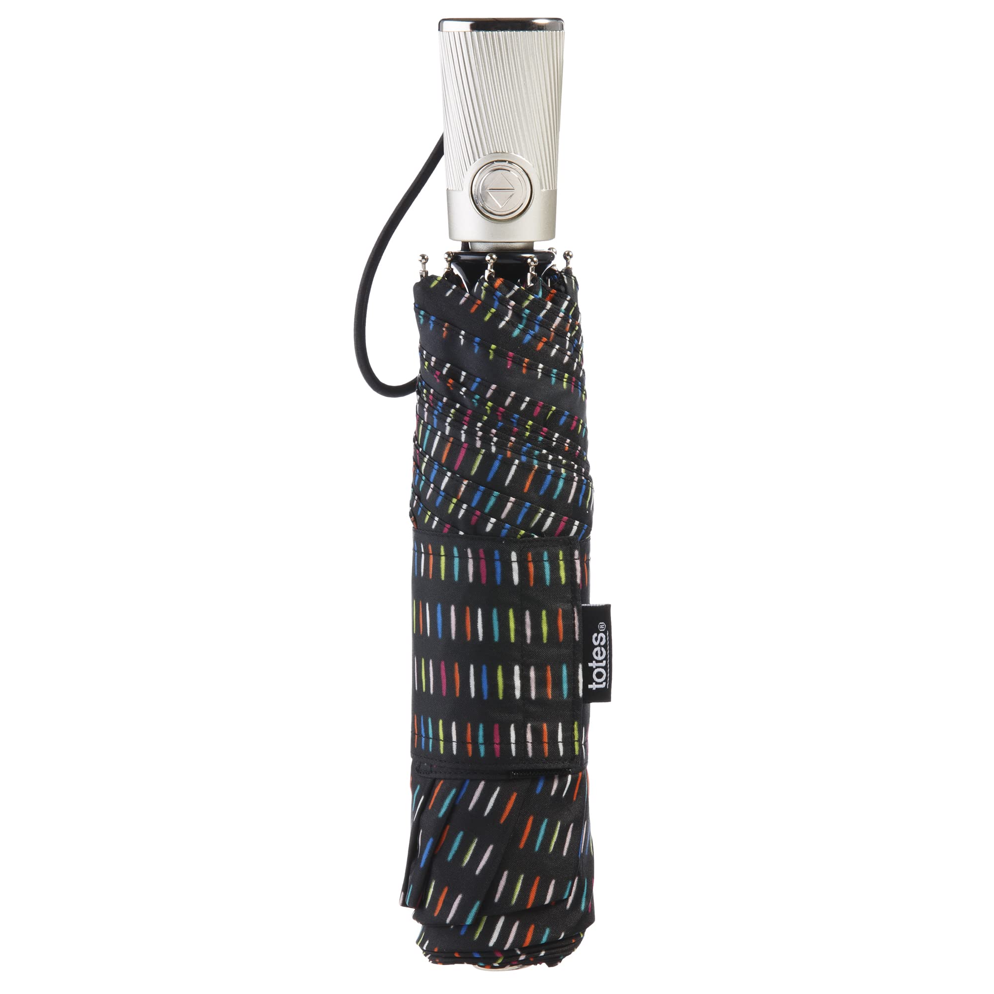 Automatic Open Close Water-Resistant Folding Travel Umbrella with UV Sun Protection - Perfect for Rainy Days, Beach Trips & Outdoor Activities