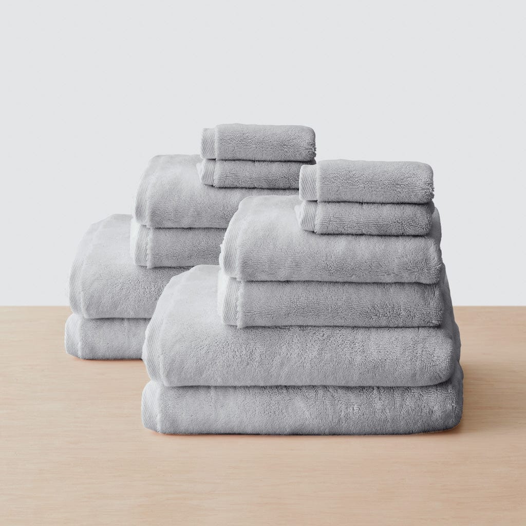 Premium Organic Cotton Plush Bath Towel Set - Ultra Soft & Absorbent for Spa, Bathroom & Beach Use