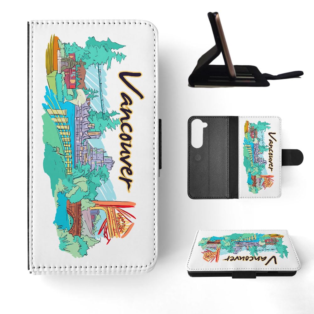 Samsung Galaxy S23 Flip Wallet Case - Vancouver Canada Style for Travel & Daily Use