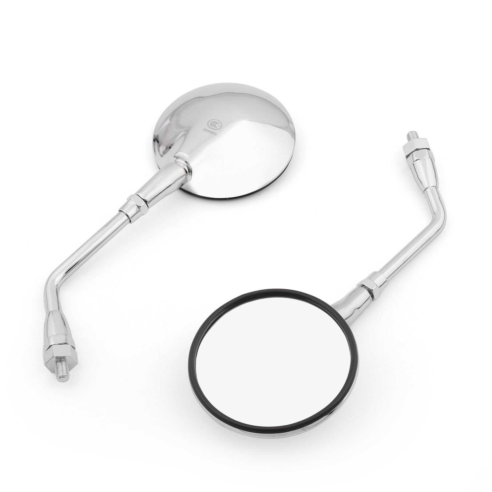 Honda CB400SS VT750 CBF500 04-05 Universal Motorcycle Side Mirrors - 1 Pair, Adjustable Rearview Mirrors for Enhanced Safety & Style - Perfect for City Commuting & Highway Riding