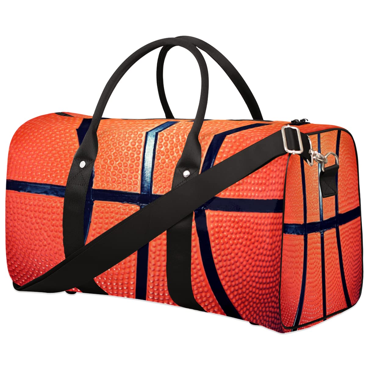 Best Sports Basketball Duffel Bag for Travel & Gym - Large Foldable Weekender Overnight Workout Bag for Men & Women - Perfect for Basketball Practice, Gym Sessions & Weekend Getaways
