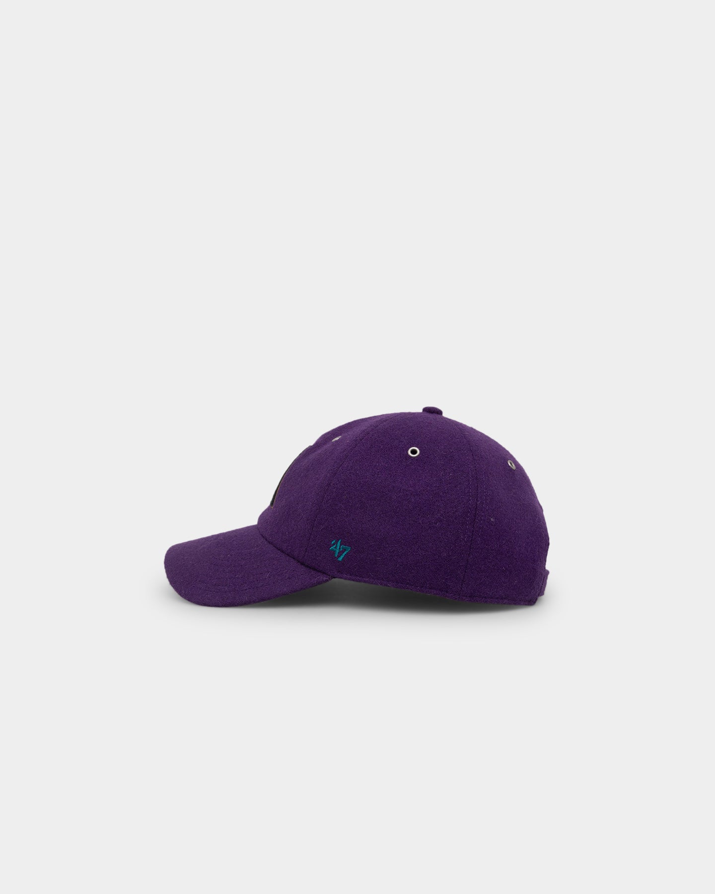 47 Brand Arizona Diamondbacks Wool '47 Clean Up Adjustable Strapback Hat - Purple | Official MLB Baseball Cap for Fans, Men & Women | Perfect for Games, Tailgating & Everyday Wear