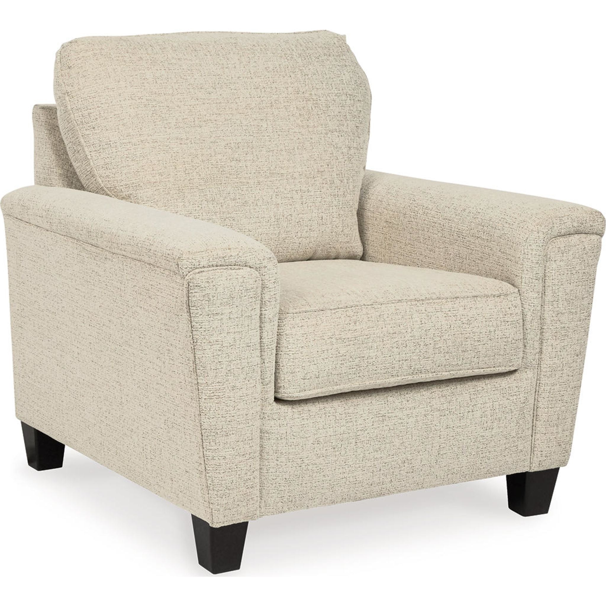 Abinger Chair Smoke - Modern Accent Chair with Comfortable Cushioning for Living Room, Bedroom, or Office