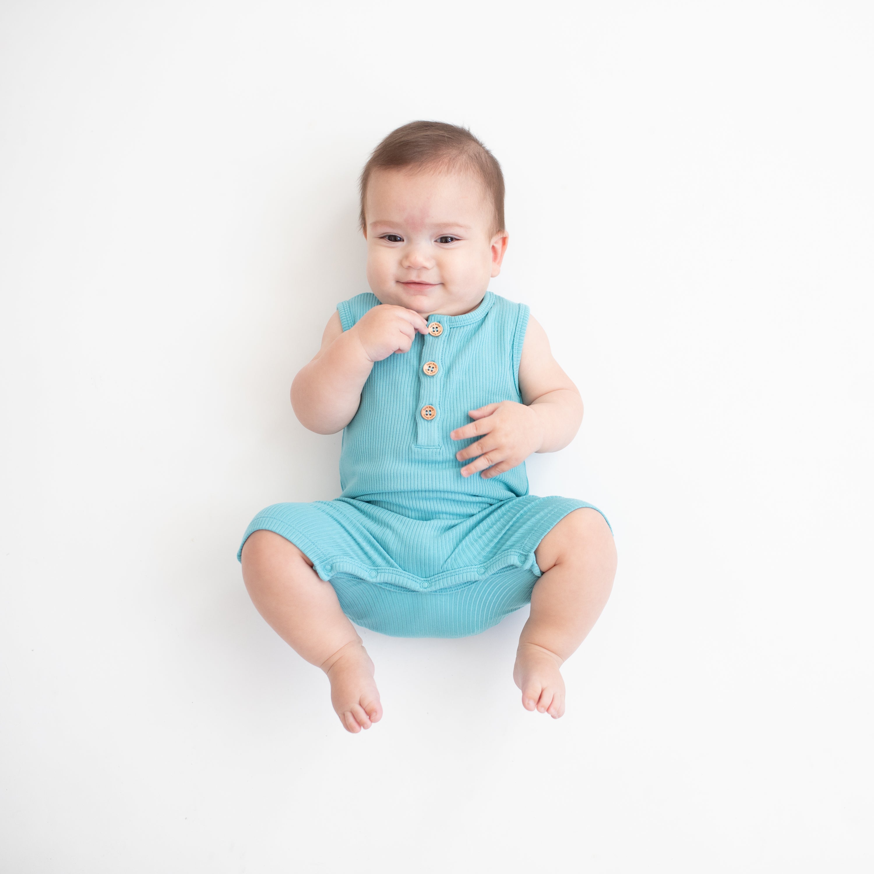 Makai Ribbed Sleeveless Shortall Jumpsuit - Stylish Summer Romper for Women, Beach Outfits & Casual Wear