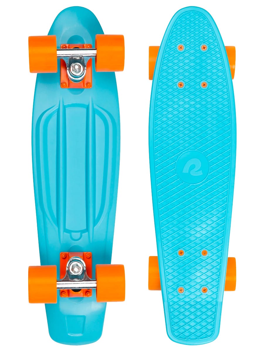 Retrospec Quip Mini Cruiser Skateboard - 22.5 Inch Lightweight Skateboard for Kids & Adults - Perfect for Commuting, Campus Riding & Street Skating