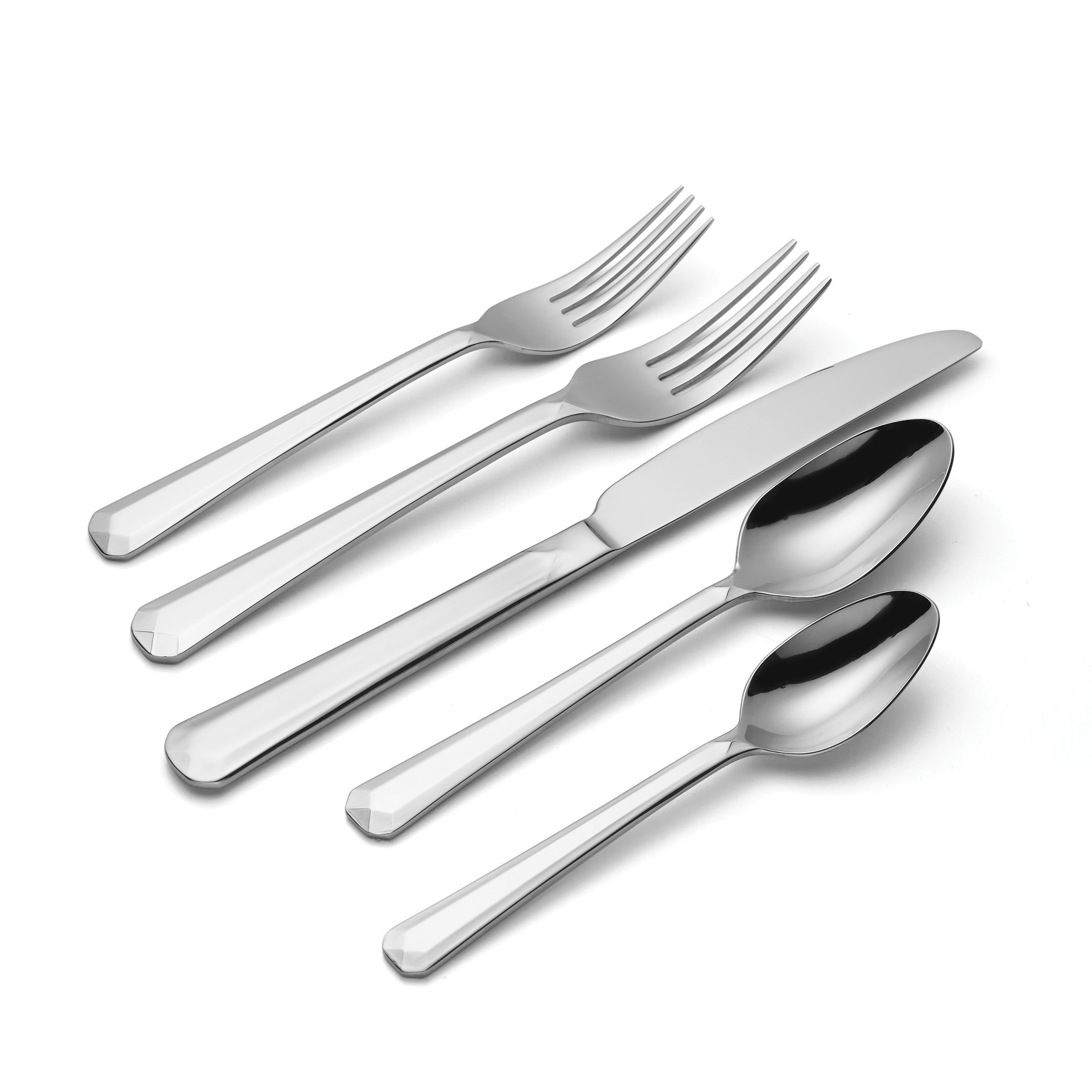 Premium Chroma 65-Piece Stainless Steel Flatware Set - Service for 12 - Elegant Dining & Entertaining - Dishwasher Safe Silverware for Everyday Use & Special Occasions