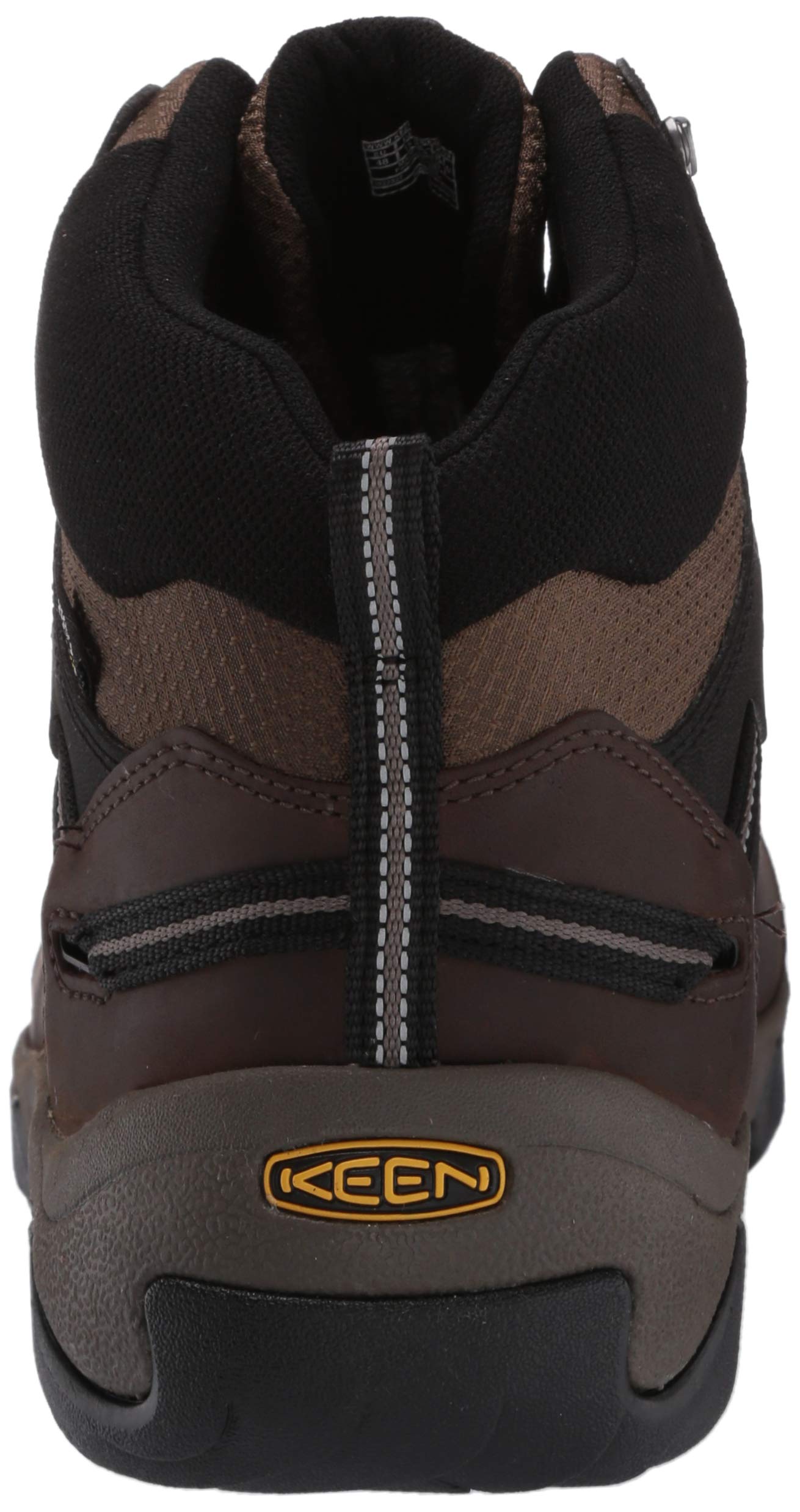 KEEN Men's Steens Mid Height Leather Waterproof Hiking Boots - Durable Outdoor Shoes for Trekking, Camping & Mountain Adventures