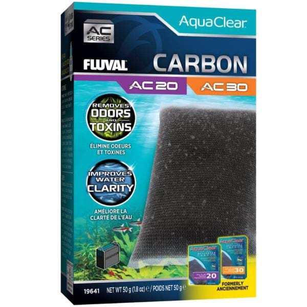 Fluval AC Series Carbon Power Filter Insert - Premium Aquarium Water Filter for Freshwater & Saltwater Tanks - Ideal for Fish Tanks, Turtle Habitats & Aquatic Pets