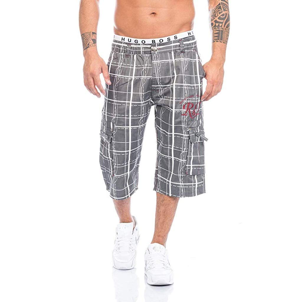 **Men's Camo Cargo Shorts - Cotton Multi-Pocket Outdoor Shorts for Running, Hiking & Workouts - Durable Athletic Sweat Shorts for Active Men**    *(Perfect for outdoor adventures, gym workouts, and casual summer wear)*