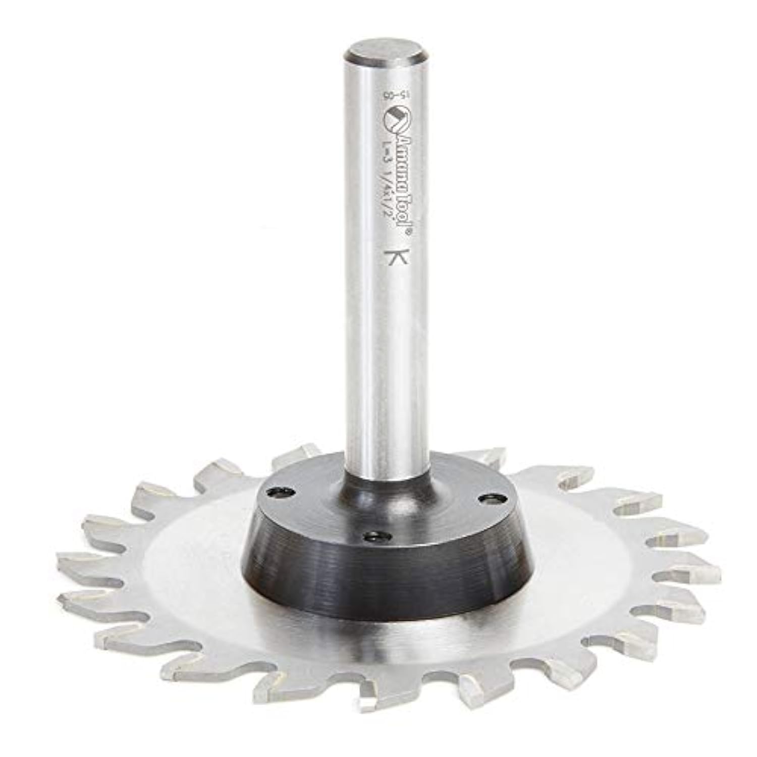 Amana Tool 48200 Carbide Tipped Plastic Trim Saw Blade with Arbor CNC System - 4