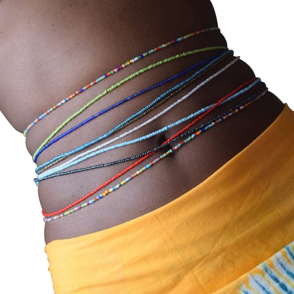 Boho Layered Waist Chain with Beads - Stylish Belly Body Jewelry for Women | Perfect for Beach, Festival, and Summer Fashion Accessories