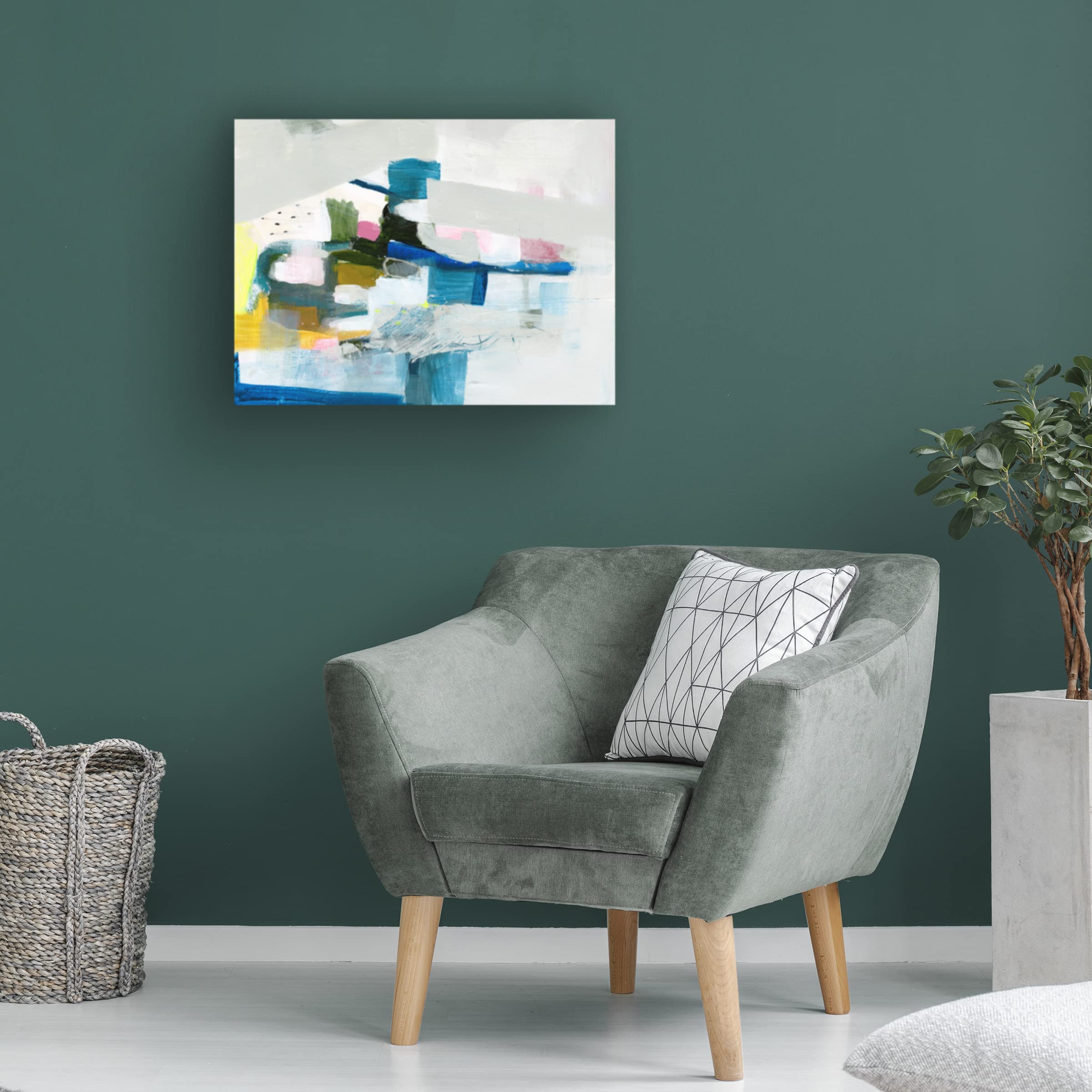 Victoria Borges 'Costa I' Canvas Wall Art Print - Modern Coastal Beach Decor for Living Room, Bedroom & Office | Trademark Fine Art Collection