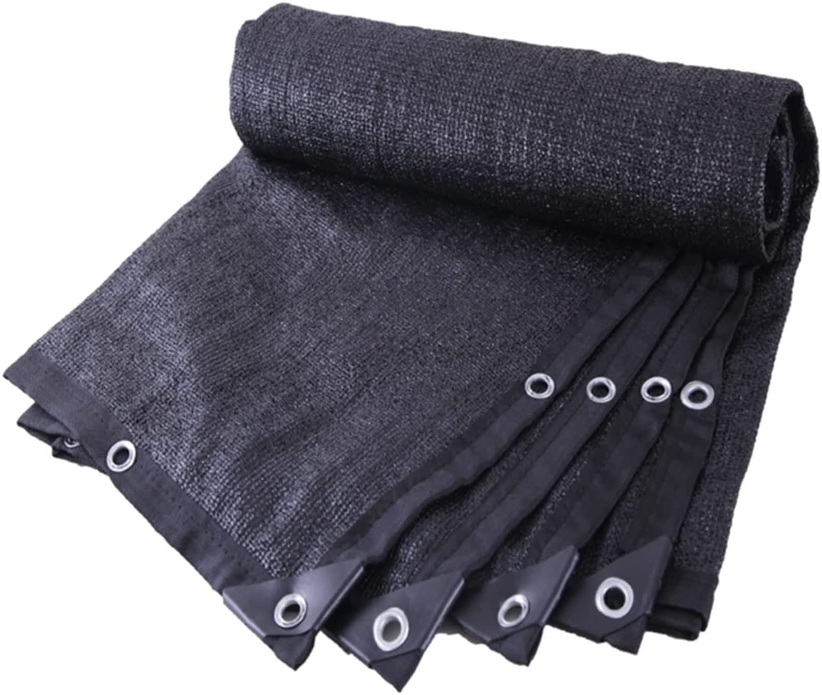 LISAinmAY 90% UV Blocking Plant Shade Cloth - Black Sun Shade Sail with Reinforced Buttonhole Edges for Outdoor Patio, Garden, Greenhouse & Pergola Cover (3x4m) - Perfect for Sun Protection & Plant Growth