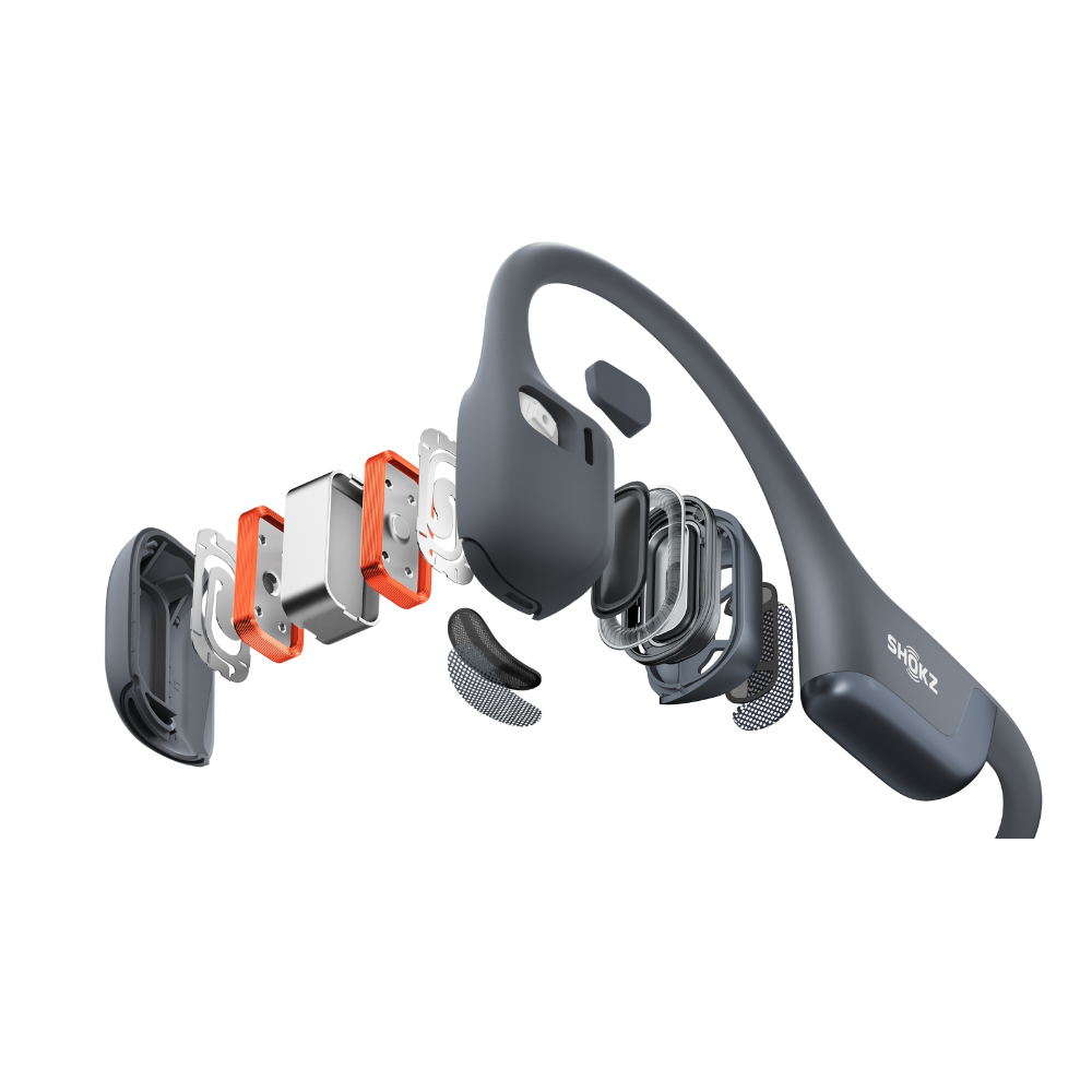 Shokz OpenRun Pro 2 - Premium Bone Conduction Headphones for Running, Cycling & Workouts - Wireless Bluetooth Sport Earphones with Sweatproof Design & Long Battery Life