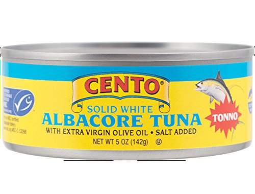 Premium Cento Albacore Tuna in Water - 5 oz Cans (Pack of 24) | Wild-Caught, High Protein, Keto & Paleo Friendly | Perfect for Salads, Sandwiches & Meal Prep