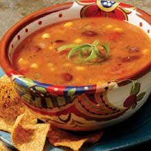 Campbell's Frozen Condensed Mexicali Tortilla Soup - 4 lb. Tray (3 Trays per Case) | Bulk Mexican Soup for Restaurants, Catering & Family Meals