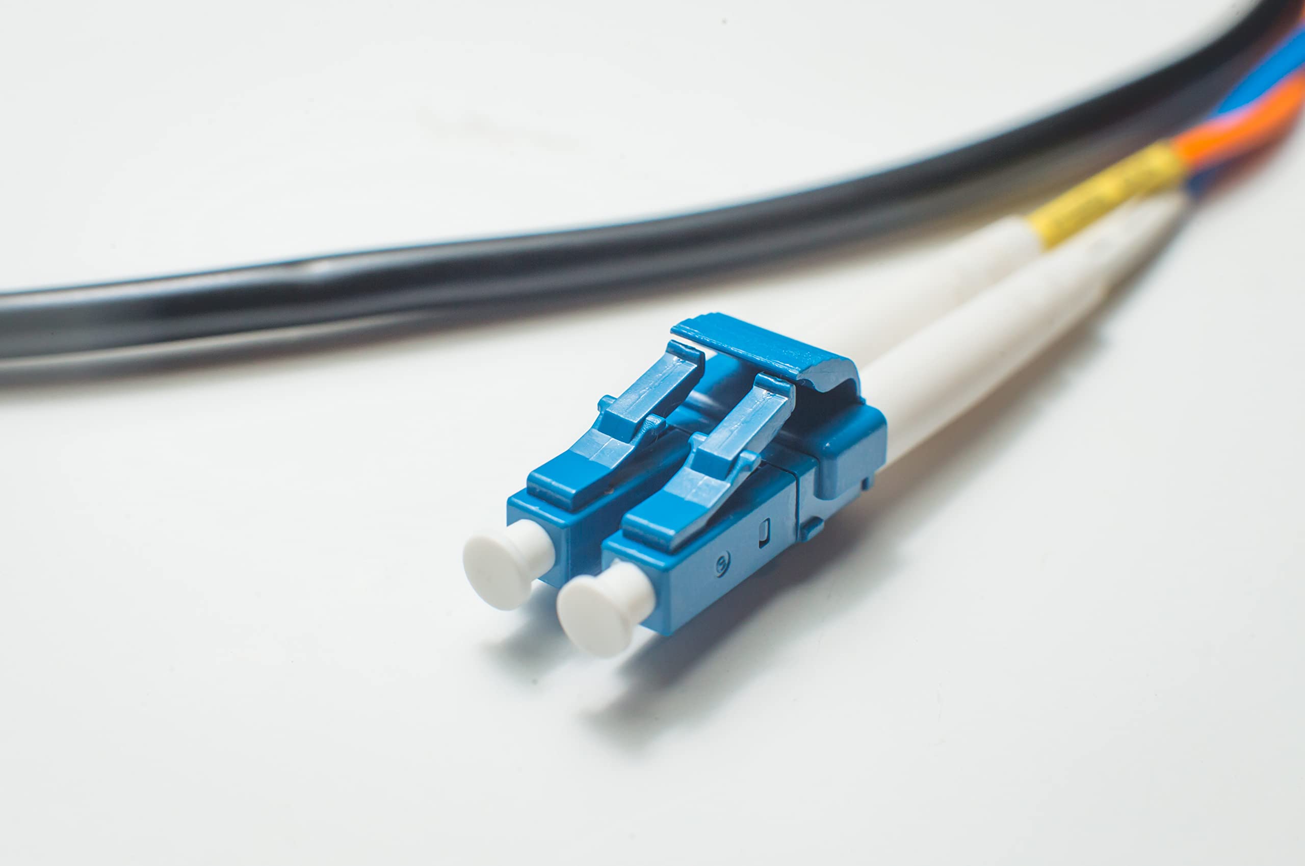 FCD - 95M OS2 LC to LC Fiber Optic Cable | Indoor/Outdoor Duplex 9/125 Single-Mode Jumper 95 Meter (311.68ft) | Length Options 0.5M-300M | SMF LC-LC DX Black | Perfect for Data Centers, Telecom Networks & High-Speed Internet Connections