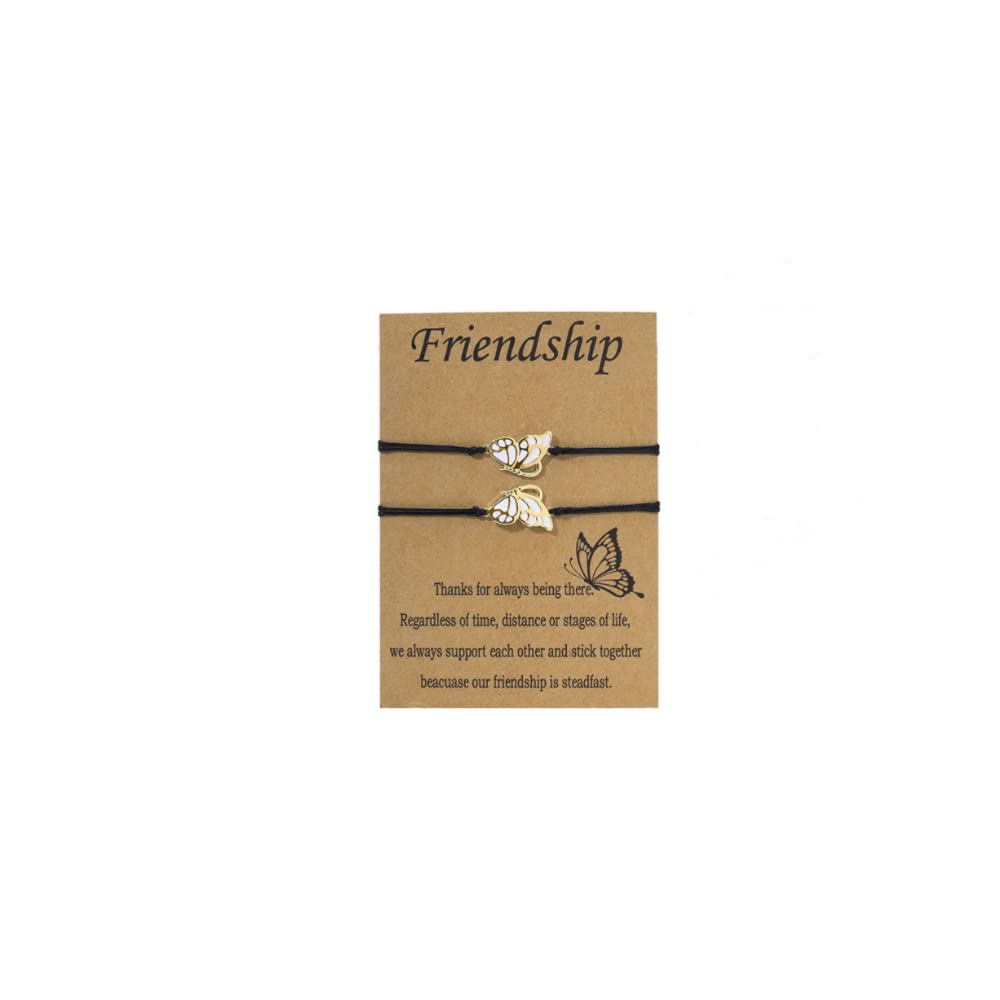 Best Friendship Necklace for Women & Girls - BFF Matching Necklace Set in Gold & Silver - Long Distance Gifts for Best Friends, Birthday Present - Perfect for Couples, Sisters, Best Friends Forever (BFF) - Wear Daily or Special Occasions