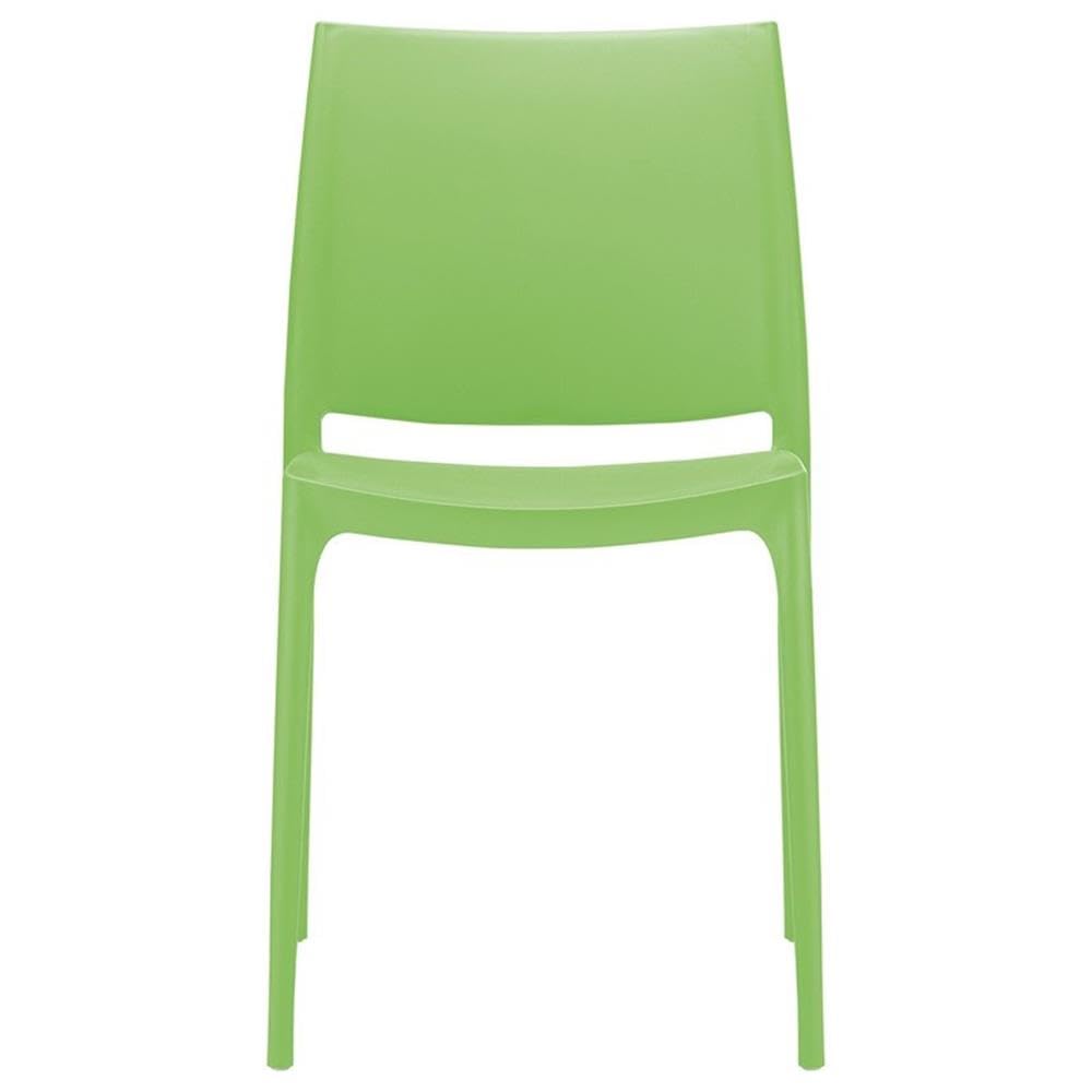 Compamia Maya Patio Dining Chairs Set of 2 - Tropical Green Outdoor Furniture for Garden, Poolside & Backyard Relaxation