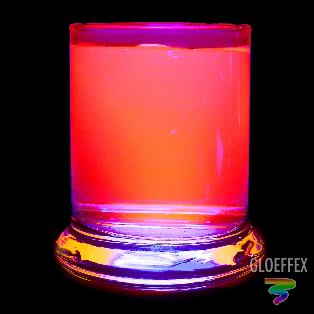 Fire Red UV Reactive Water Dye - High Visibility Glow in Dark Liquid for Pools, Fountains & Special Effects | Perfect for Night Parties, Events & Photography